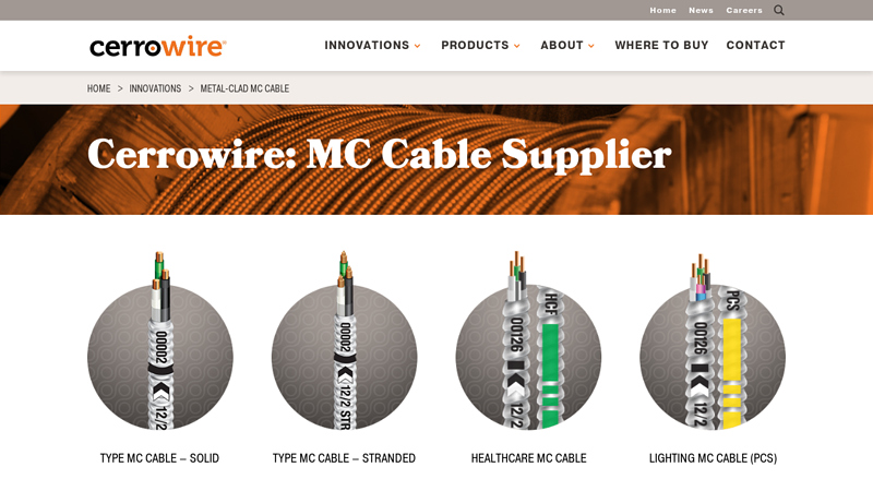 MC Cable Supplier: Metal Clad Cable