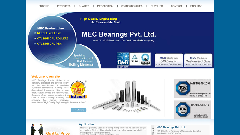 Mec Bearings Private Limited