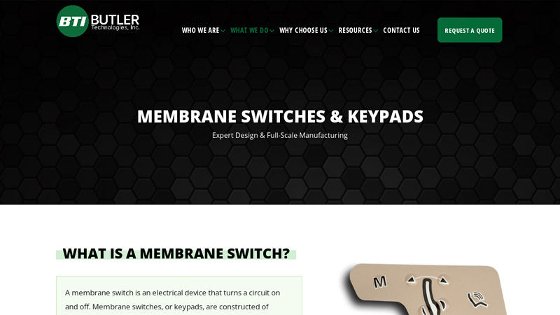 Membrane Switch Manufacturer