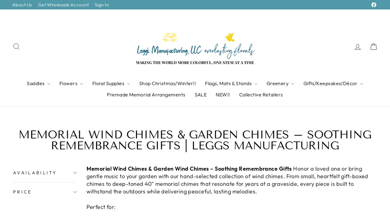 Memorial Wind Chimes & Garden Chimes