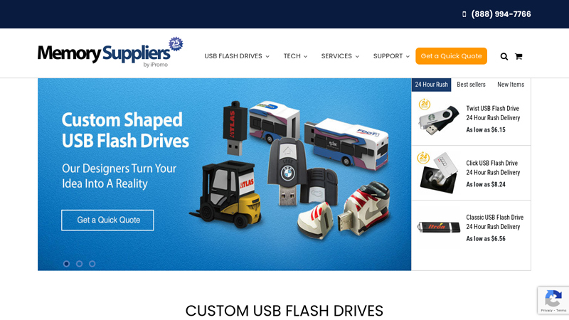Memory Suppliers: Custom USB Flash Drives