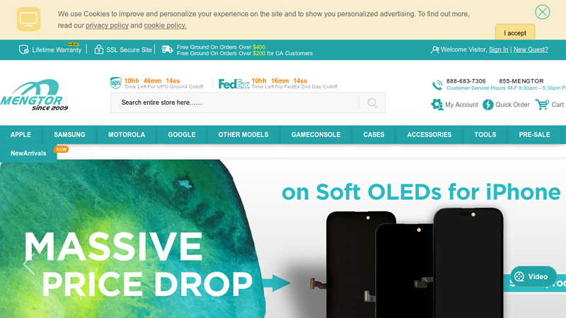 Mengtor: Cell Phone Repair Parts