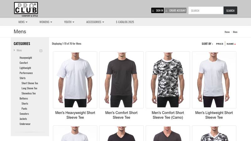 Mens, Heavyweight, Comfort, Lightweight