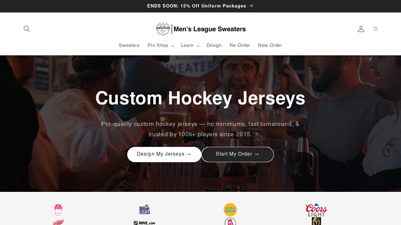 Men's League Sweaters