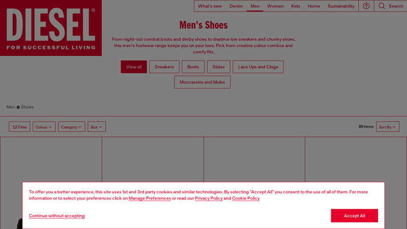 Men's Shoes: Boots, Slippers, Sneakers, Lace-ups