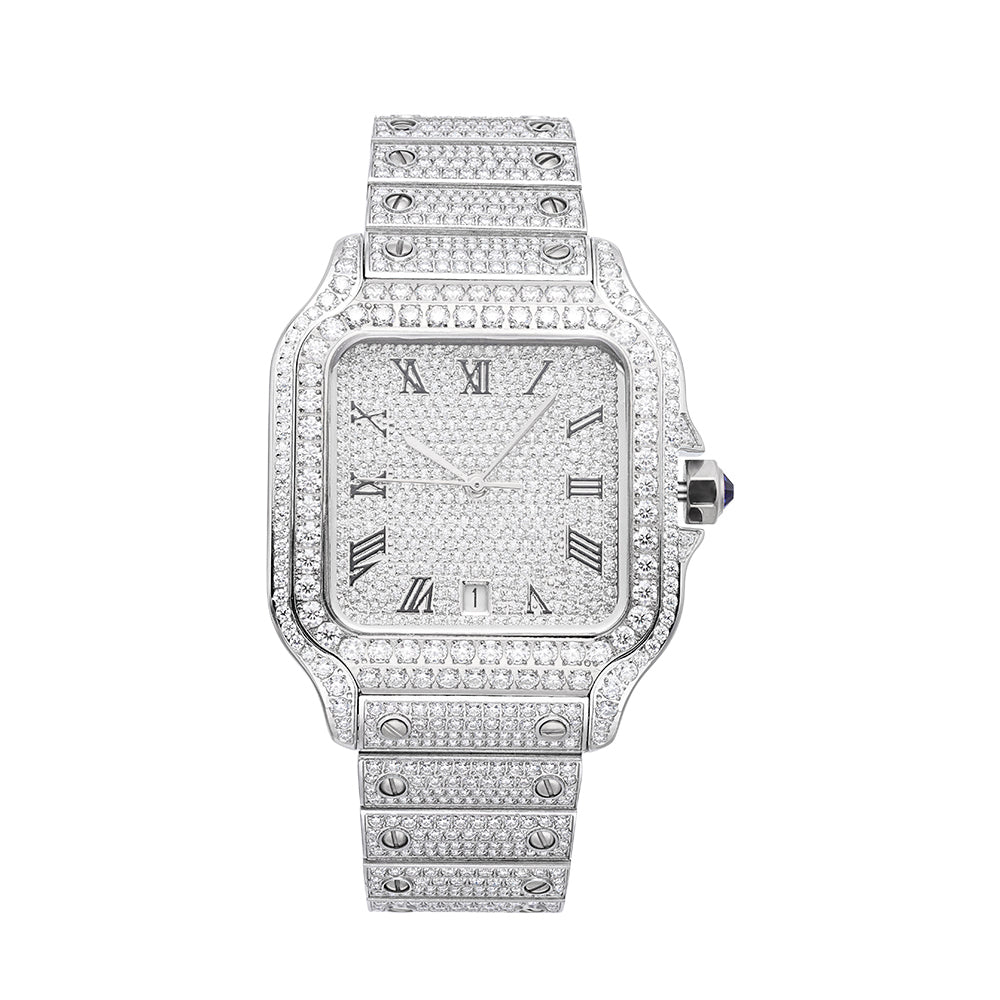 Men's VVS Moissanite Watch