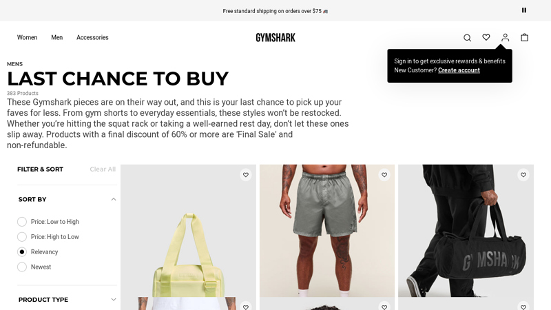 Men's Workout Clothes Sale