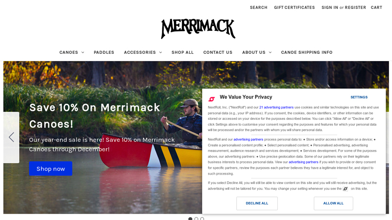 Merrimack Canoes