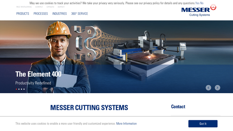 Messer Cutting Systems: Plasma Cutting Systems