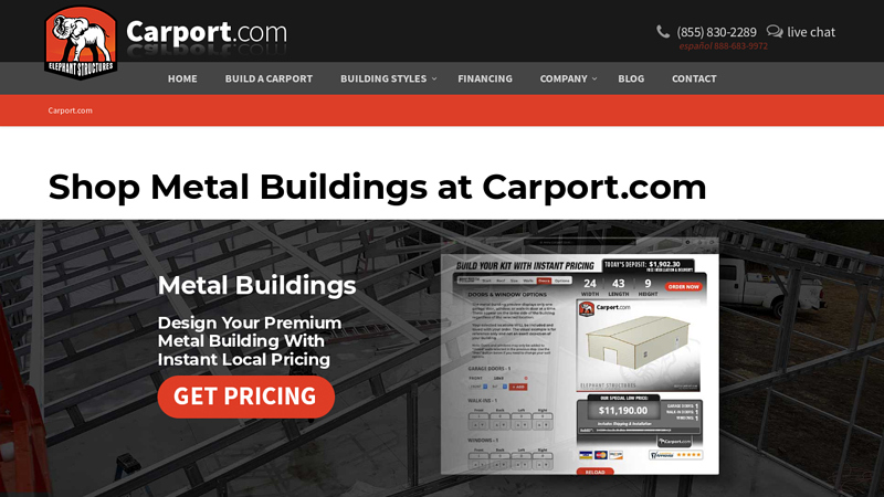 Metal Buildings, Metal Carports, Garages, and RV Covers by ...