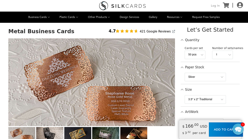 Metal Business Cards