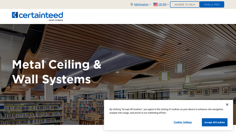 Metal Ceiling and Wall Systems