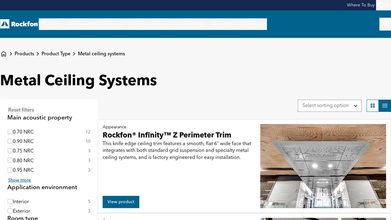 Metal Ceiling Systems