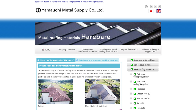 Metal roof for renovation“Harebare”