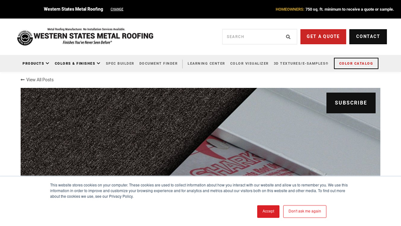 Metal Roof Underlayment