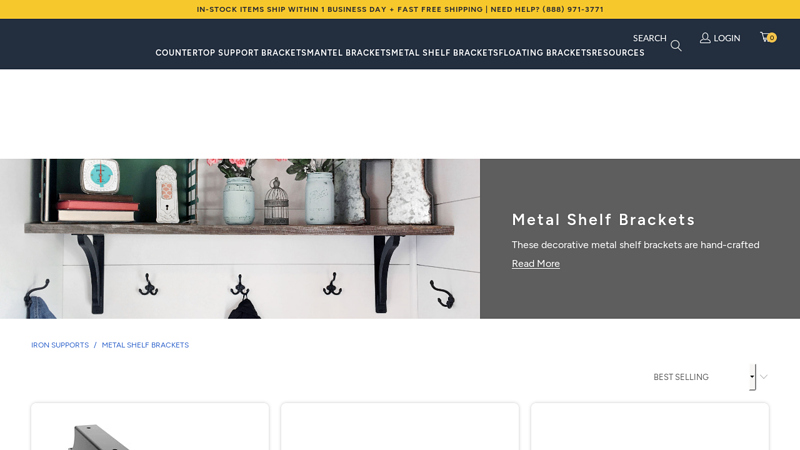 Metal Shelf Brackets