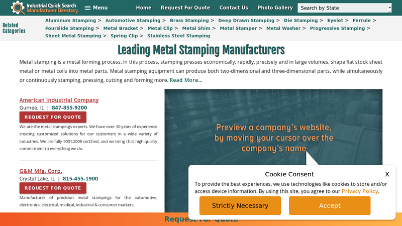 Metal Stamping Companies