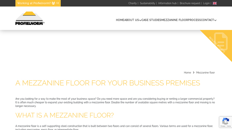Mezzanine floor