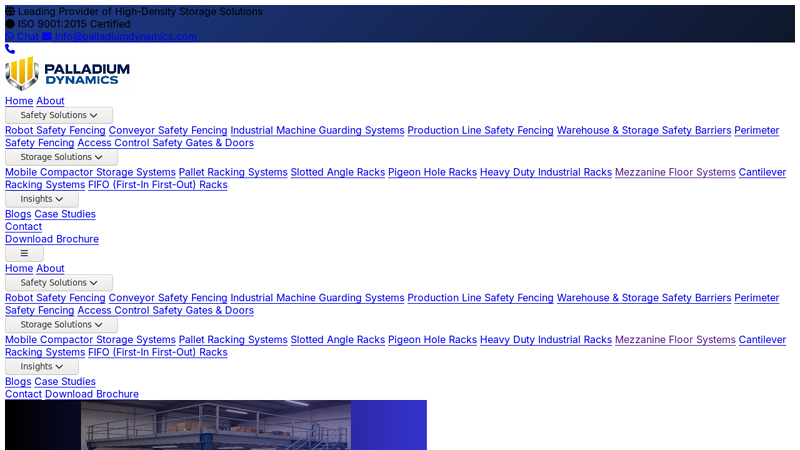 Mezzanine Floor Systems Manufacturer