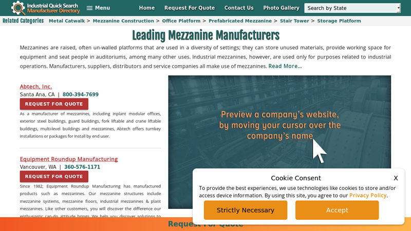 Mezzanine Manufacturers