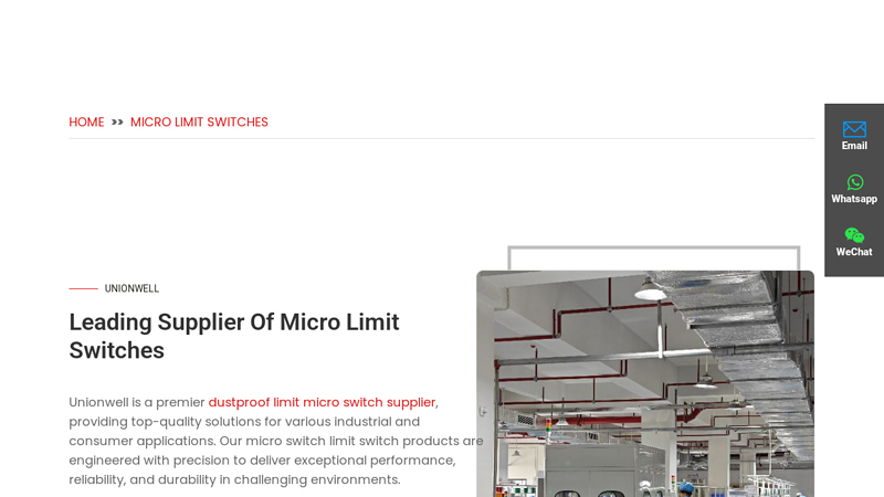 Micro Limit Switch Manufacturer