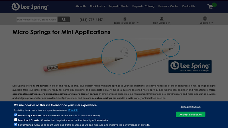 Micro Springs for Mini Applications