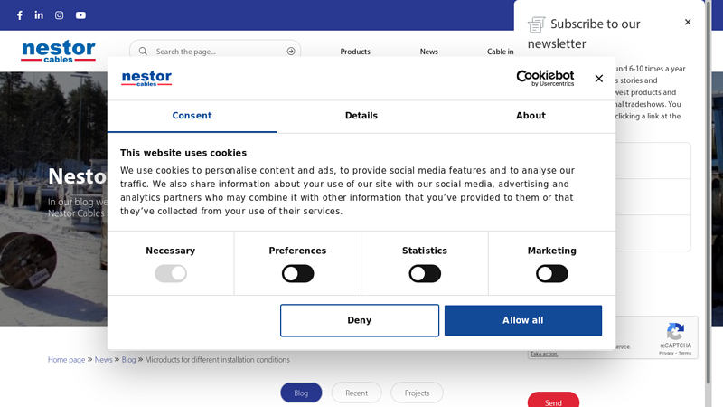 Microducts for different installation conditions