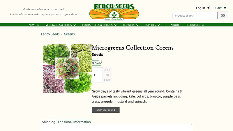 Microgreens Collection Greens