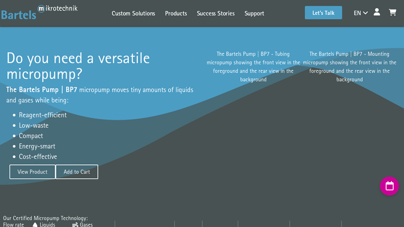 Micropump for Liquids & Gases
