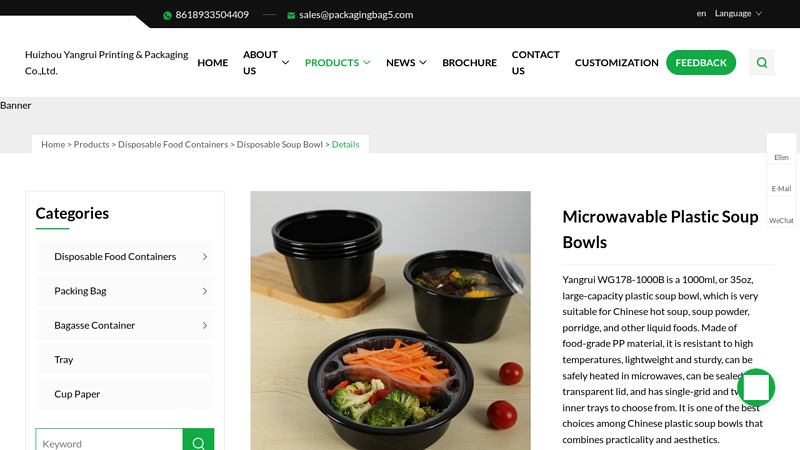 Microwavable Plastic Soup Bowls Manufacturers, Suppliers and ...