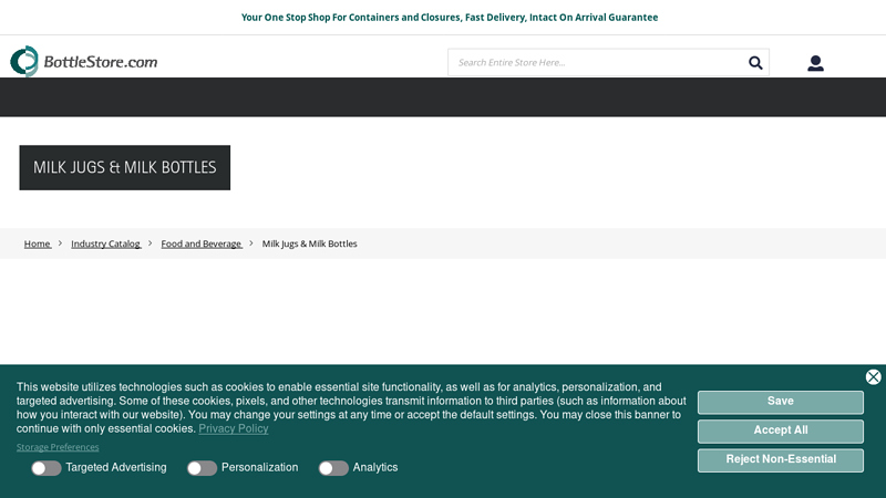 Milk Jugs & Milk Bottles