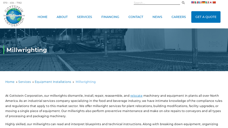 Millwrighting Services