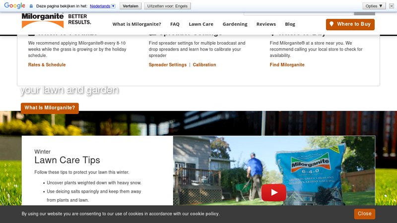 Milorganite Fertilizer