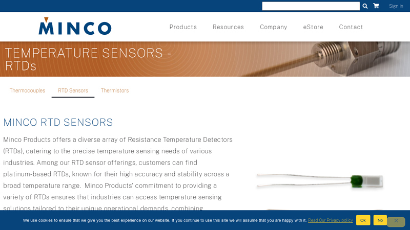 Minco RTD SENSORS