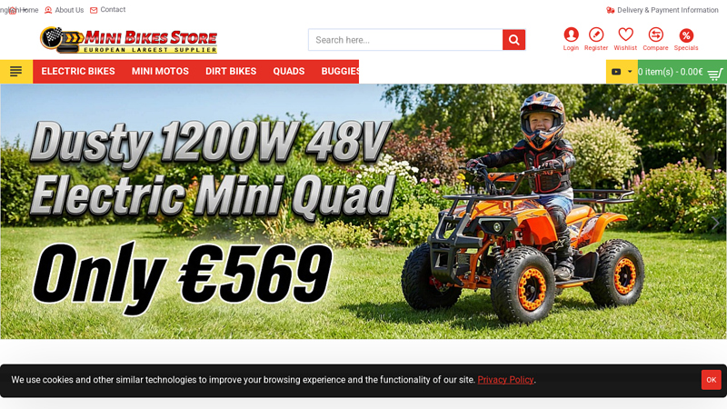 Mini Bikes Store I Quads