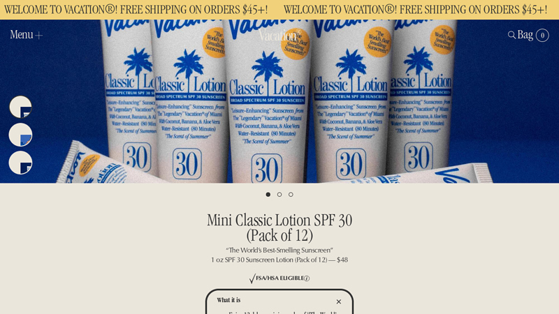 Mini Classic Lotion SPF 30 (Pack of 12)