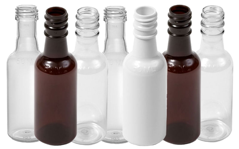 Mini PET Plastic Liquor Bottles for Sale