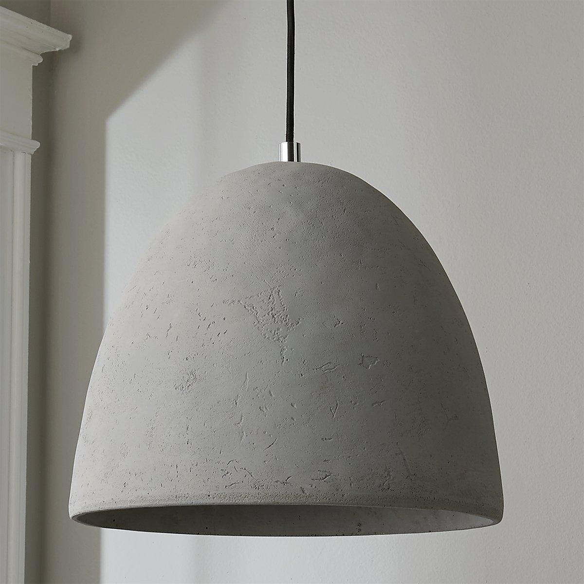 Mira Concrete Dome Pendant