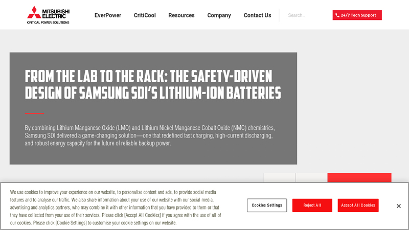 Mitsubishi Electric: Critical Power Solutions