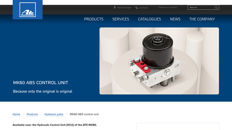 MK60 ABS control unit