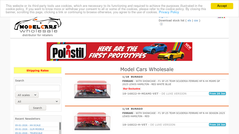 Model Cars Wholesale