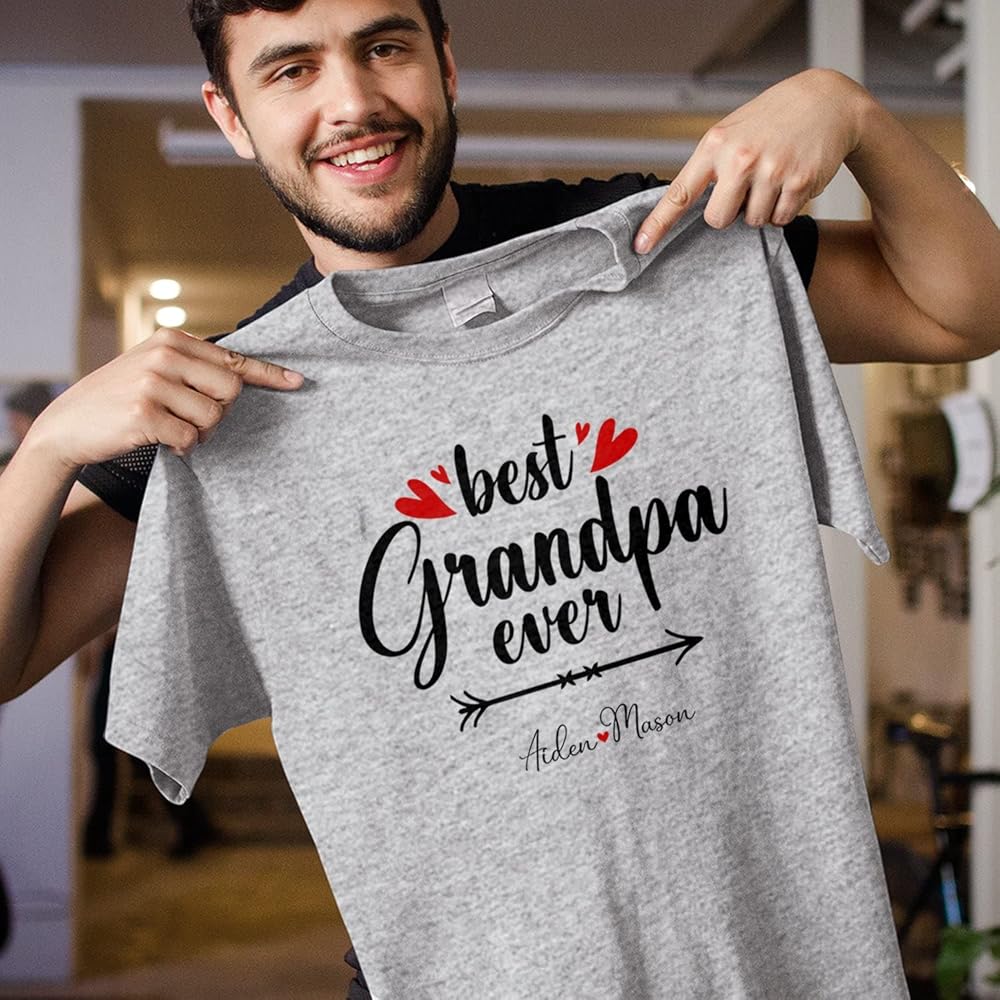 Modern Custom Grandfather custom t-shirts