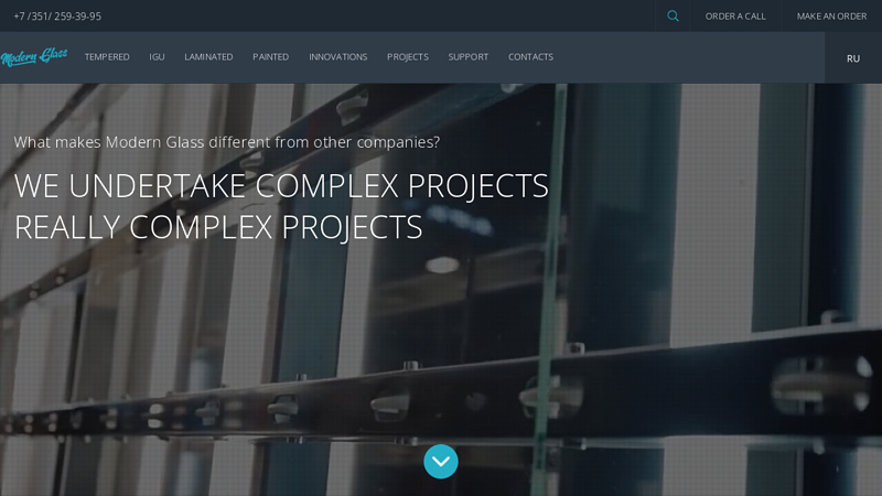 Modern Glass company produces IGUs, tempered, painted and ...