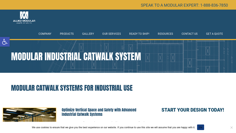 Modular Catwalk Systems for Industrial Use