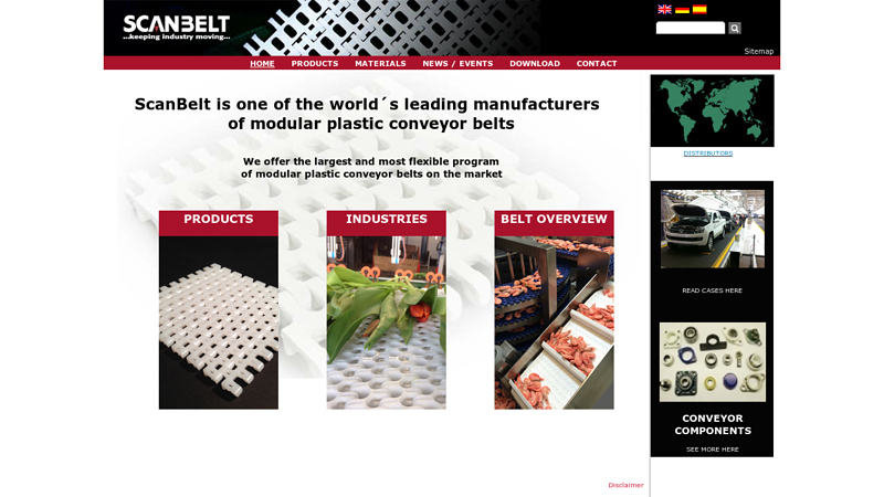 Modular plastic conveyor belts