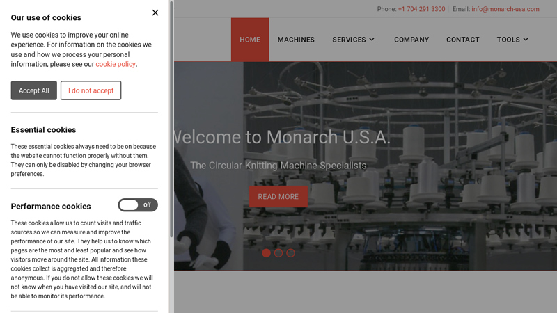 Monarch Knitting Machinery Corporation −