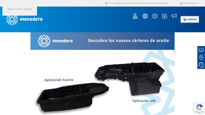Monedero launches new oil pans