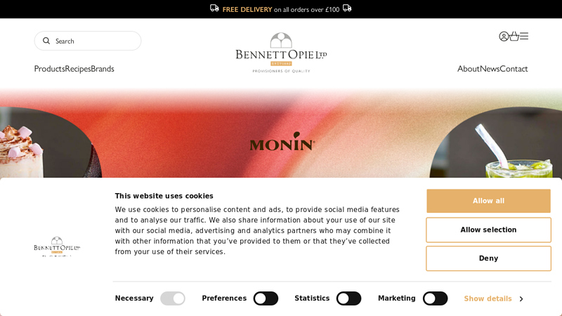 MONIN Syrup & Coffee Flavouring Syrups