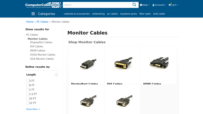 Monitor Cables