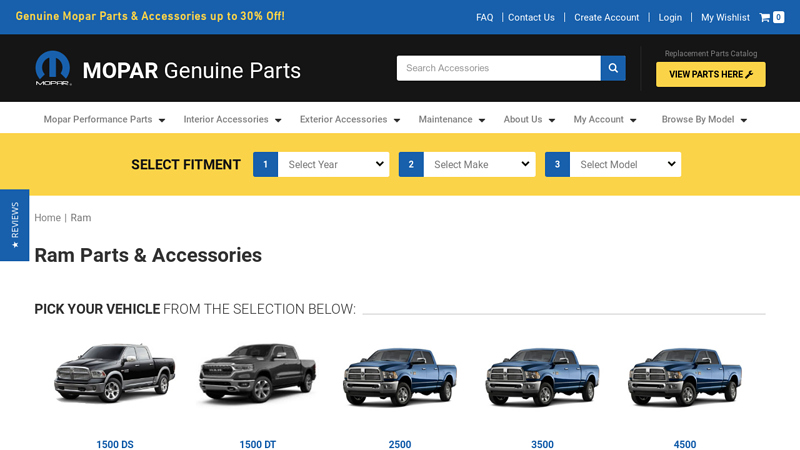Mopar Ram Parts & Accessories